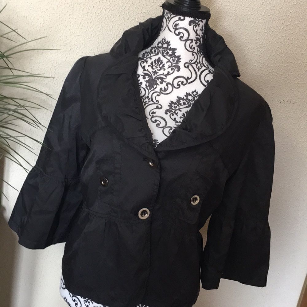Vintage Katie Todd Black / animal print Jacket S